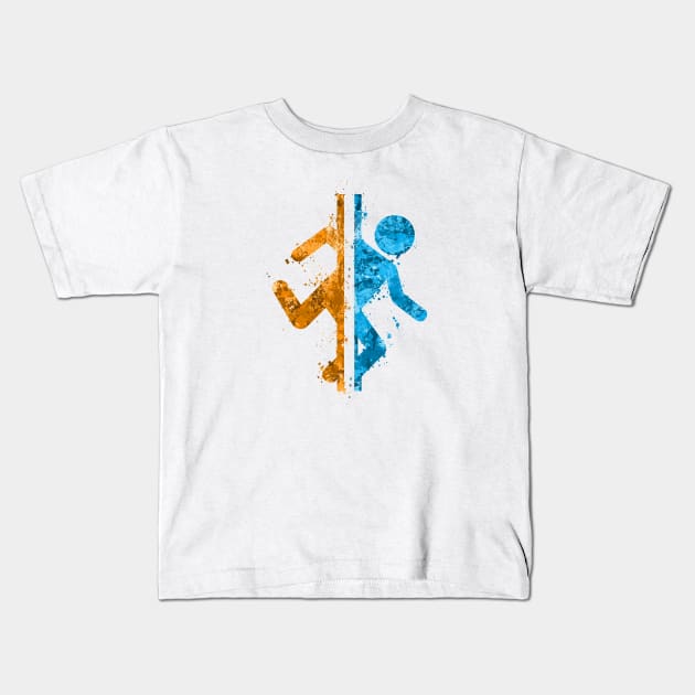 Portal (Colored) Kids T-Shirt by JonathonSummers